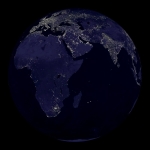 The Earth...at night!